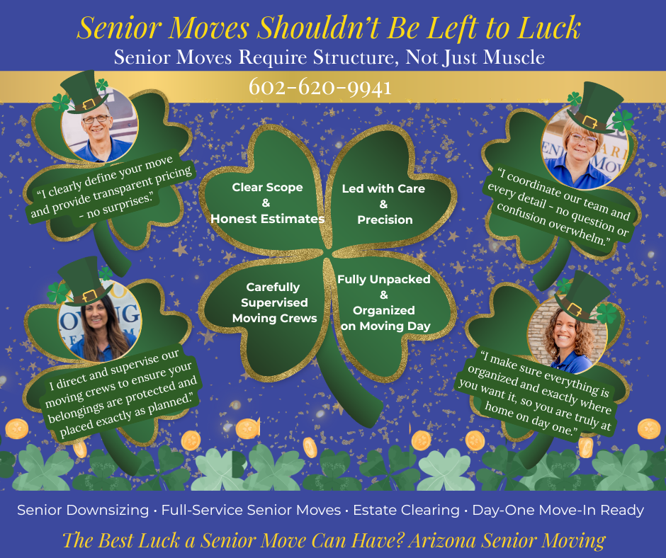 How to Plan A Senior Move Without Stress because Senior Moves Shouldn’t Be Left to Luck